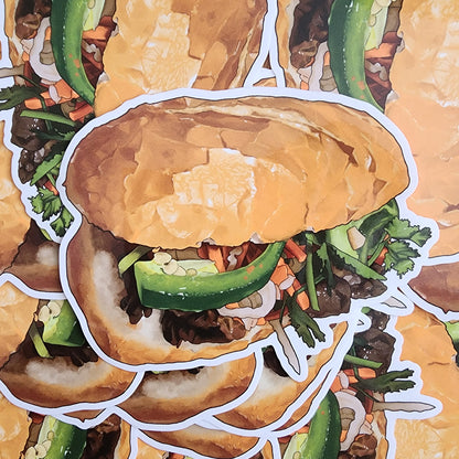 Vinyl Sticker Food Series 1