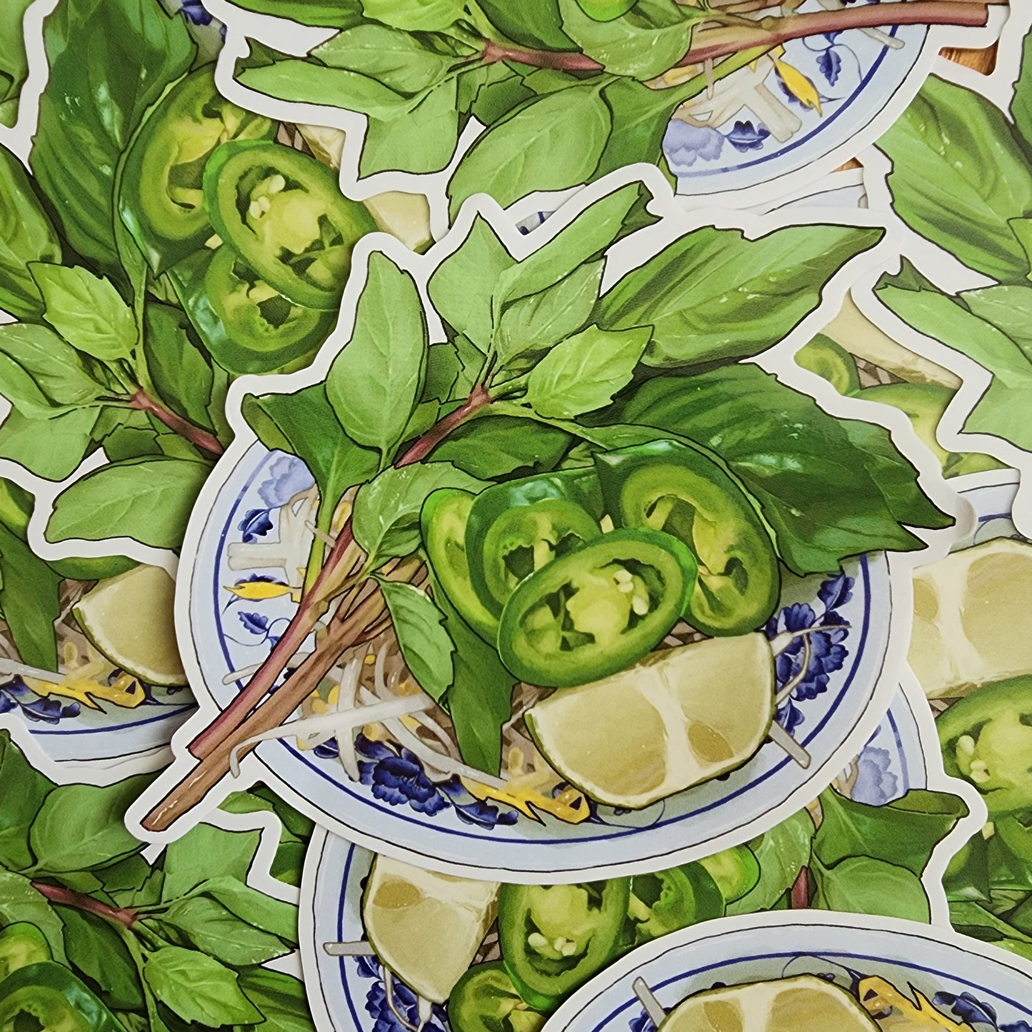 Vinyl Sticker Food Series 1