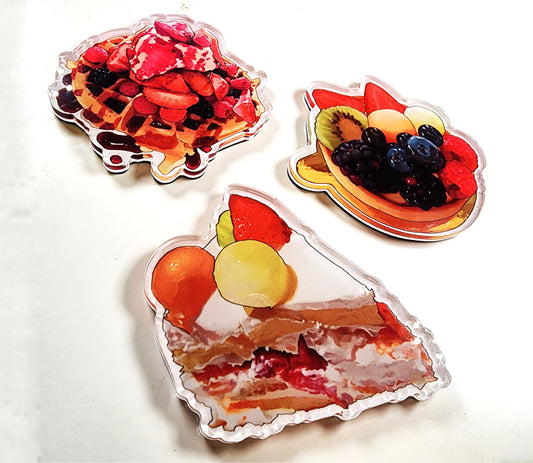 Acrylic Food Magnets Series 2